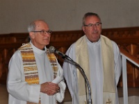 2017-06-11-16   L&#39;abbé Gérald Roy, recteur du sanctuaire Sainte-Anne et l&#39;abbé Réjean Lessard, recteur du sanctuaire Sainte-Thérèse